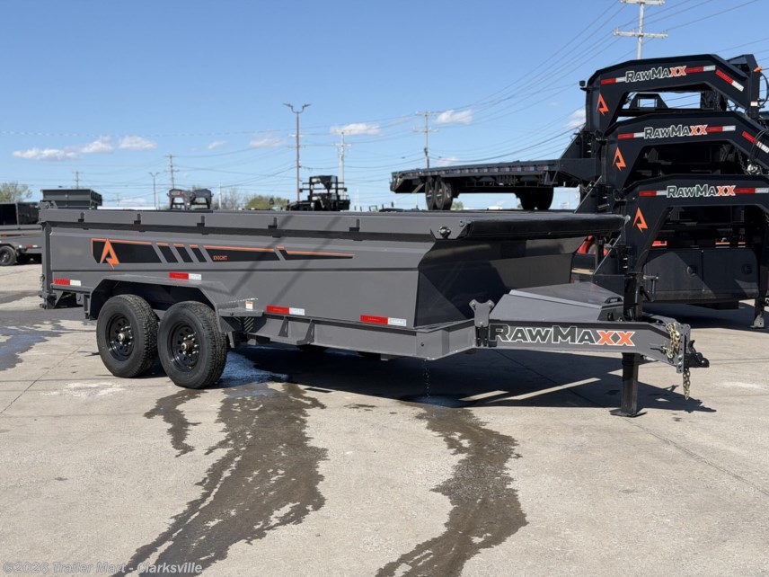 New 2026 RawMaxx Knight Edition 7x16 14k MidSide Dump available in Clarksville, Tennessee