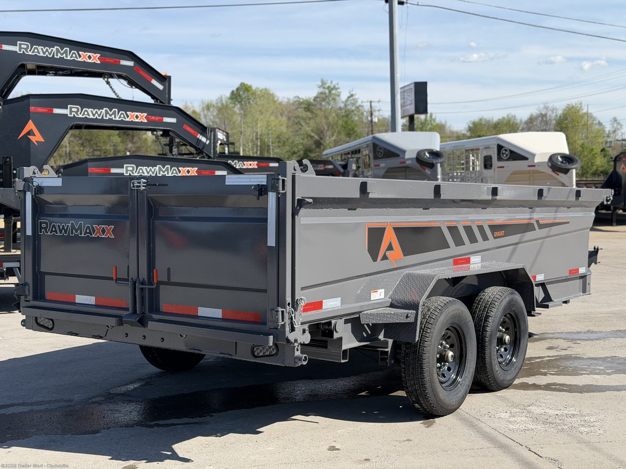 2026 Knight Edition 7x16 14k MidSide Dump by RawMaxx from Trailer Mart - Clarksville in Clarksville, Tennessee