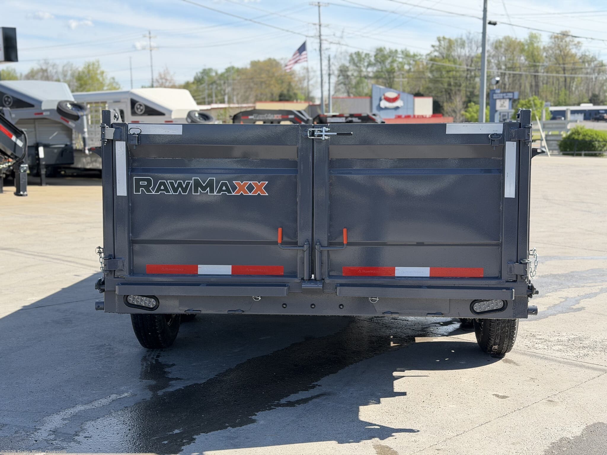 New 2026 RawMaxx Knight Edition 7x16 14k MidSide Dump available in Clarksville, Tennessee