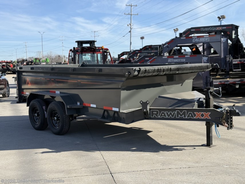 New 2026 RawMaxx Knight Edition 7x14 14k MidSide Dump available in Clarksville, Tennessee