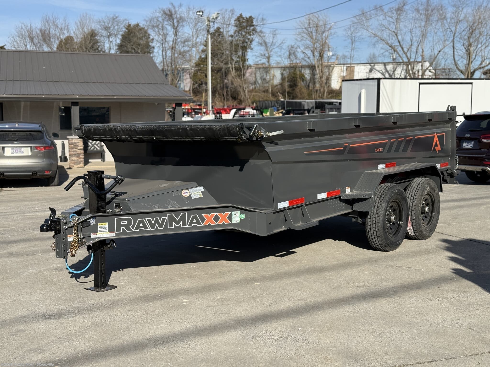 2026 Knight Edition 7x14 14k MidSide Dump by RawMaxx from Trailer Mart - Clarksville in Clarksville, Tennessee