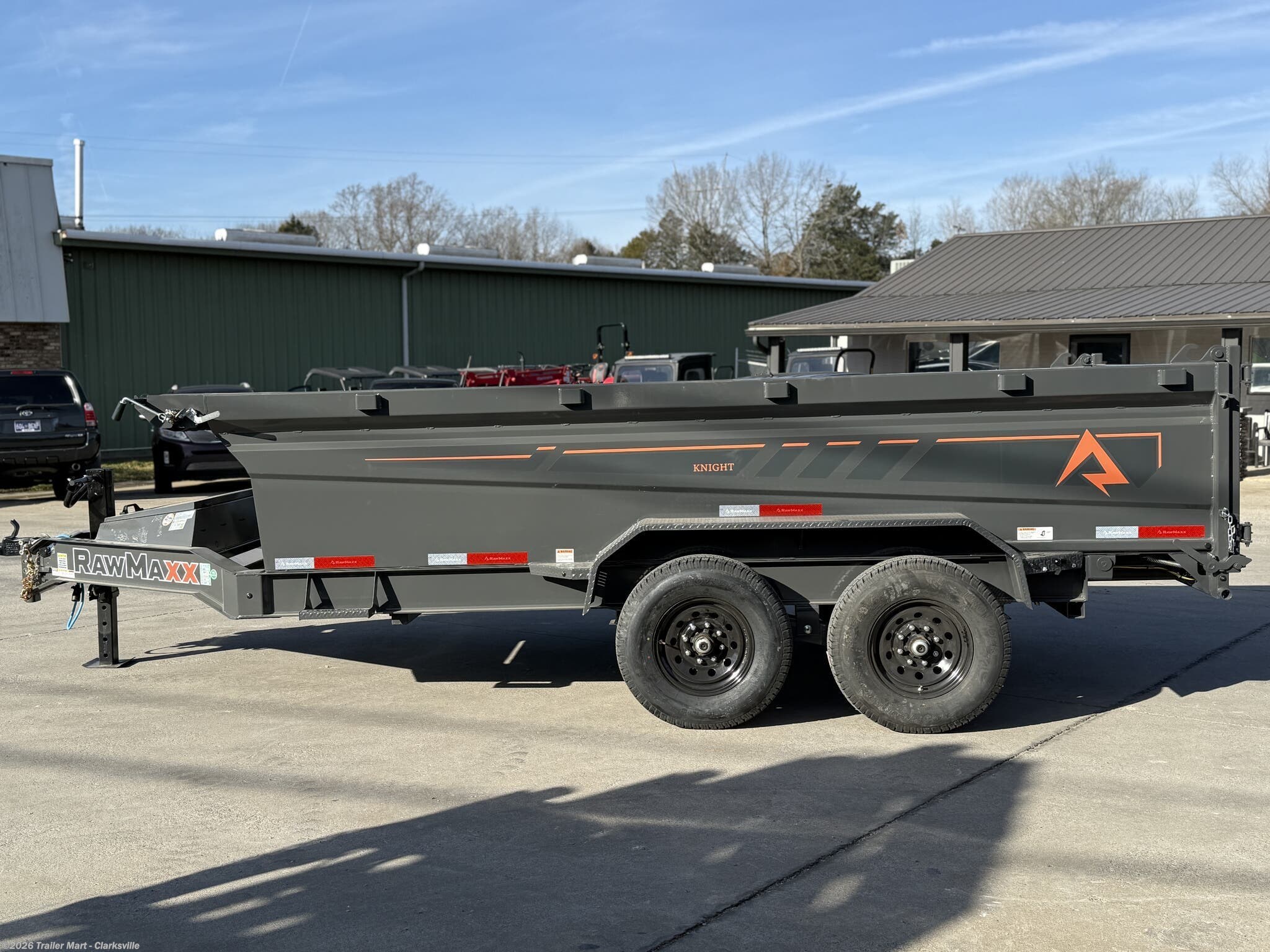 New 2026 RawMaxx Knight Edition 7x14 14k MidSide Dump available in Clarksville, Tennessee