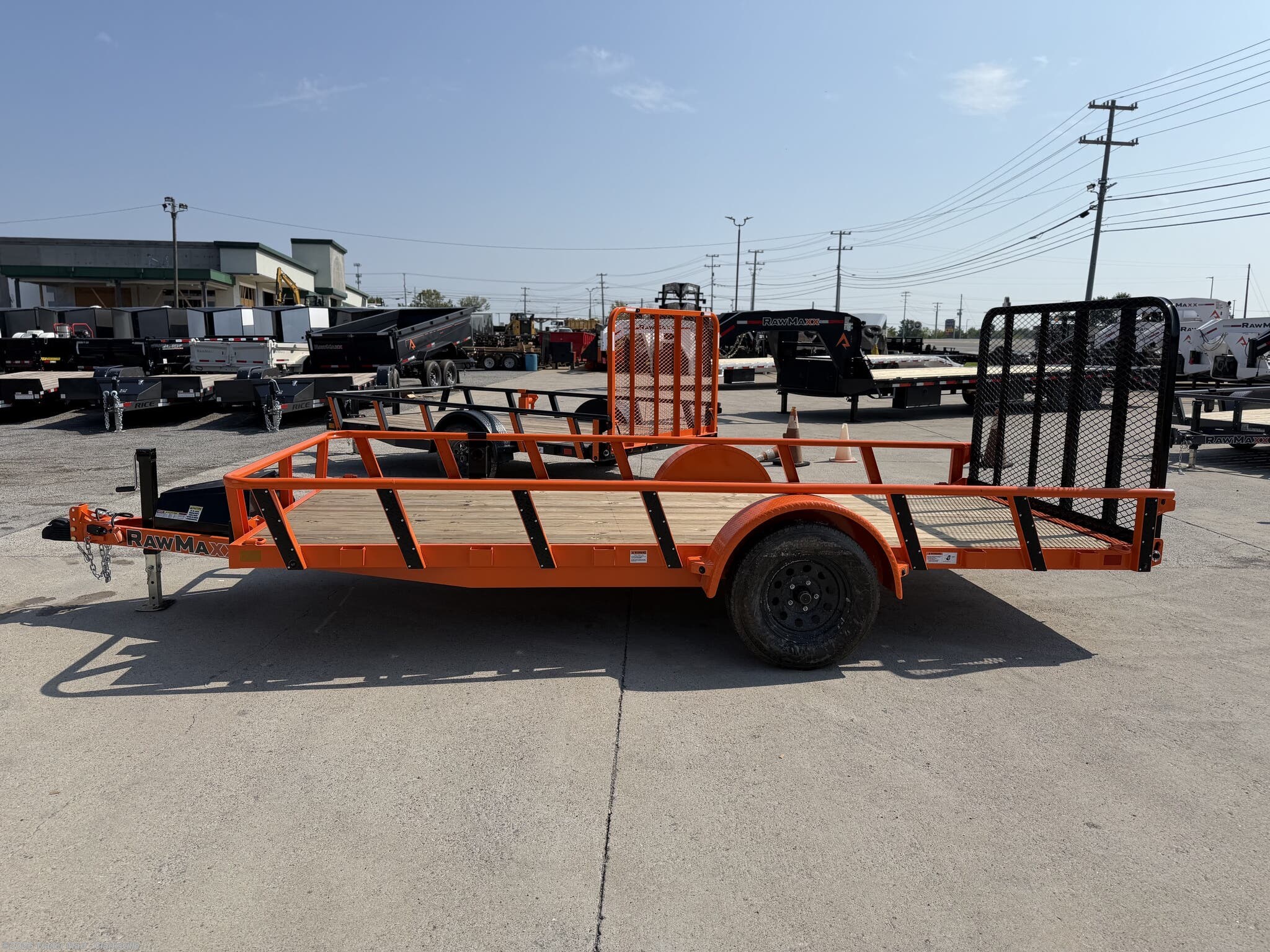 2026 RawMaxx UTX 7x14 Utility - New Flatbed Trailer for sale by Trailer Mart - Clarksville in Clarksville, Tennessee