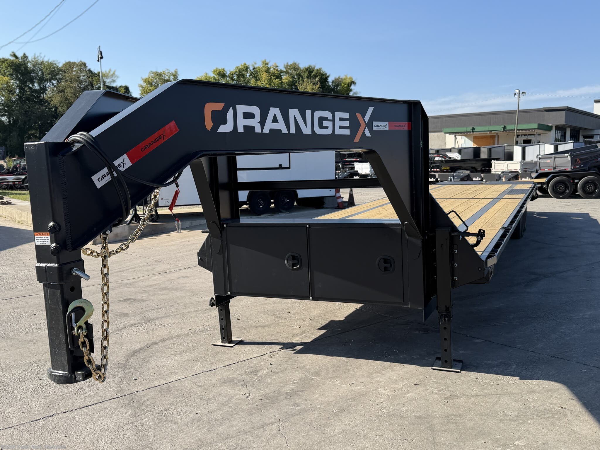 2027 RawMaxx OrangeX 14GN 35+5 - New Hotshot Trailer for sale by Trailer Mart - Clarksville in Clarksville, Tennessee
