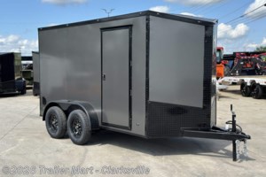 2027 Steel Pines Cargo 6x12 Blackout Tandem Axle