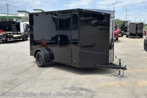 2026 Steel Pines Cargo 6x12 Blackout Single Axle