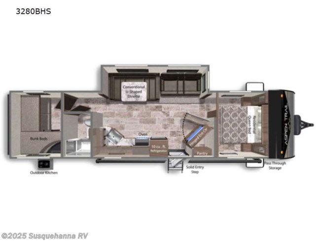 2022 Dutchmen Aspen Trail 3280BHS - New Travel Trailer For Sale by Susquehanna RV in Bloomsburg, Pennsylvania