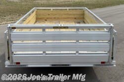 H&H 5"X 8' 3-Board Utility Trailer, 3.5K EZ-Lube Axle, 3"X2" Angle Aluminum Extrusion Frame, 3"X2" Angle Aluminum Extrusion Crossmembers, 2"x2" Aluminum Extrusion Tube Uprights And Top Rail, 24" Tall Utility Trailer, Treated 3-Board Sides, 4" Aluminum A-Frame Tube Tongue, Posi-Lock Coupler, 1K Rated Swivel Jack With Caster Wheel, Front And Rear End Caps, Aluminum Radius Fenders, 2X8 Treated Wood Decking, 54" Bi-Fold Gate, Spring Suspension With Easy Lube Hubs, Aluminum St205/75R15 Load Range C Tires, Full LED DOT Complaint Lighting, (4) D-Rings Tie Downs, 18.5" Deck Height, Load Angle 17°, Ramp Length 58", Ramp Pivot Point, Utility Trailer Brakes None, Aluminum Utility Trailer, EZ-Lube Axle Trailer, Aluminum Trailer Frame, Bi-Fold Gate Trailer, LED Lighting Trailer, Swivel Jack Trailer, Treated Wood Deck Trailer, Aluminum Fenders Trailer, Utility Trailer Tie Downs, Spring Suspension Trailer