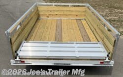 H&H 5"X 8' 3-Board Utility Trailer, 3.5K EZ-Lube Axle, 3"X2" Angle Aluminum Extrusion Frame, 3"X2" Angle Aluminum Extrusion Crossmembers, 2"x2" Aluminum Extrusion Tube Uprights, 2"x2" Aluminum Extrusion Top Rail, 24" Tall Utility Trailer, Treated 3-Board Sides, 4" Aluminum A-Frame Tube Tongue, Cross Brace Tongue, Posi-Lock Coupler, 1K Rated Swivel Jack, Swivel Jack With Caster Wheel, Front End Caps, Rear End Caps, Aluminum Radius Fenders, 2X8 Treated Wood Decking, 54" Bi-Fold Gate, Spring Suspension, Easy Lube Hubs, Aluminum ST205/75R15 Load Range C Tires, Full LED DOT Compliant Lighting, (4) D-Rings Tie Downs, Front D-Rings, Side Mount D-Rings, 18.5" Deck Height, Load Angle 17°, Ramp Length 58", Ramp Pivot Point Measurement, Utility Trailer with Aluminum Frame, Durable Utility Trailer, Heavy-Duty Utility Trailer, Aluminum Utility Trailer Features, Utility Trailer with Bi-Fold Gate, Spring Suspension Utility Trailer, EZ-Lube Axle Utility Trailer, DOT Compliant Lighting Utility Trailer,