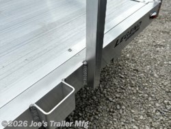 Legend - Tandem Axle: Open Deluxe Aluminum Trailer (5,000 lb GVWR), 3'' x 6'' Extruded Aluminum Triple Tongue Design, ATP Fenders w/ Gussets, Surface Mount LED Lighting, Pressure Treated Decking, Fold-In Radius Gate, Stake Pockets, 2'' x 4'' Tube Rear Gate Supports, Cross Members: 2'' x 3'' Tube 24'' OC, Frame: 2'' x 4'' Perimeter Tube, Jack: 2,000 lb Top-Wind Set Back Jack w/ Foot, Rear Loading: 48'' Fold-In Radius Tube Gate, Sides: 1.5'' x 1.5'' Tube 15'' Tall, Tongue: 3'' x 6'' Extruded Aluminum Triple Tongue, Top Rail: 2'' x 2'' Tube, Axles: 3,500 lb E-Z Lube 4'' Drop Spring 1 Electric Brake & 1 Idler, Tires/Wheels: ST205/75R14 Nitrogen Filled Silver Mod Steel, Floor: Dura Color Radius Edge Deck, 2'' Straight Coupler, Legend 7X14 Aluminum Bi-Fold Trailer, 4" Tube Main Frame, 24" OC Crossmembers, 15" Side Rails, 3.5K Tandem Axle, 2" Coupler, ST205/75R14 Tires, 2K Tongue Jack, Aluminum Flooring, (4) Stake Pockets Legend - Tandem Axle: Open Deluxe Aluminum Trailer (5,000 lb GVWR), 3'' x 6'' Extruded Aluminum Triple Tongue Design, ATP Fenders w/ Gussets, Surface Mount LED Lighting, Pressure Treated Decking, Fold-In Radius Gate, Stake Pockets, 2'' x 4'' Tube Rear Gate Supports, Cross Members: 2'' x 3'' Tube 24'' OC, Frame: 2'' x 4'' Perimeter Tube, Jack: 2,000 lb Top-Wind Set Back Jack w/ Foot, Rear Loading: 48'' Fold-In Radius Tube Gate, Sides: 1.5'' x 1.5'' Tube 15'' Tall, Tongue: 3'' x 6'' Extruded Aluminum Triple Tongue, Top Rail: 2'' x 2'' Tube, Axles: 3,500 lb E-Z Lube 4'' Drop Spring 1 Electric Brake & 1 Idler, Tires/Wheels: ST205/75R14 Nitrogen Filled Silver Mod Steel, Floor: Dura Color Radius Edge Deck, 2'' Straight Coupler, Legend 7X14 Aluminum Bi-Fold Trailer, 4" Tube Main Frame, 24" OC Crossmembers, 15" Side Rails, 3.5K Tandem Axle, 2" Coupler, ST205/75R14 Tires, 2K Tongue Jack, Aluminum Flooring, (4) Stake Pockets