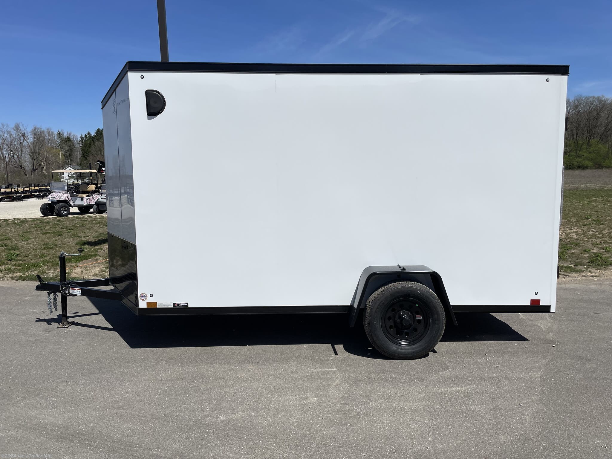 Alpha 6 x 12 single axle enclosed trailer