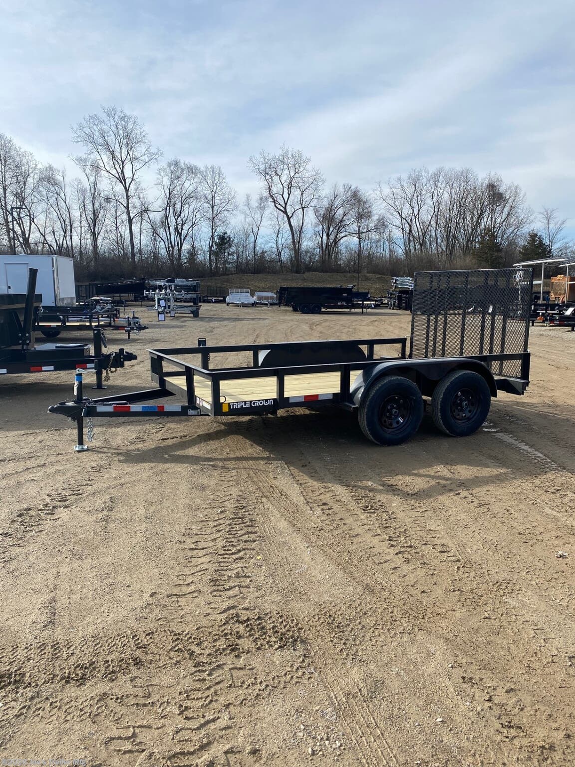 2025 Triple Crown Utility UHD7X12TG - New Utility Trailer for sale by Joe's Trailer Mfg in Clarklake, Michigan