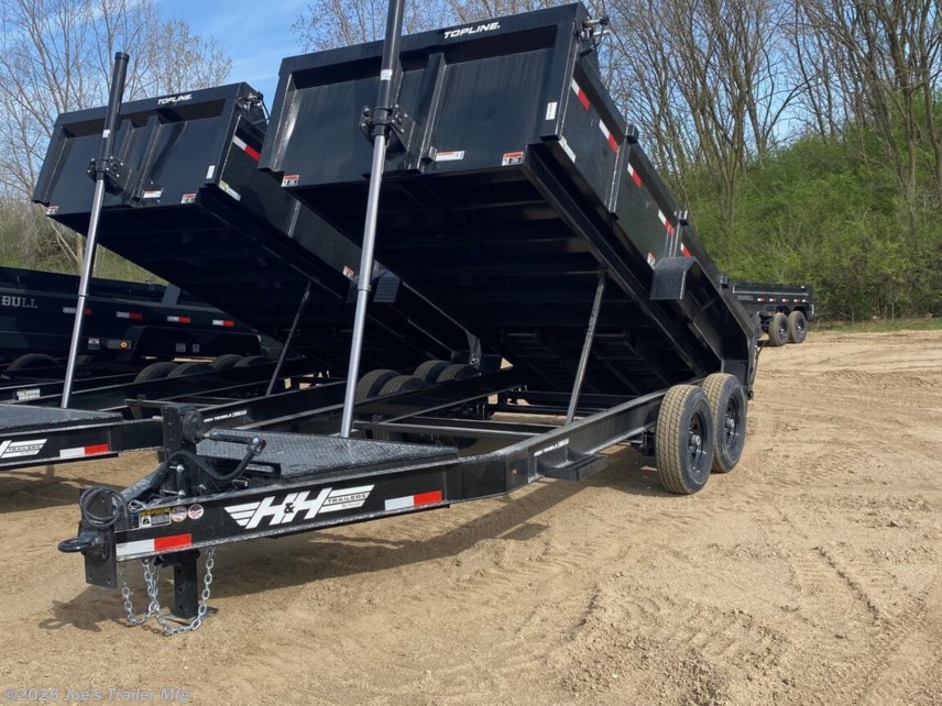 New 2025 H&H HBTL8314-BP-154 83x14 15400 GVWR 2' Sides available in Clarklake, Michigan