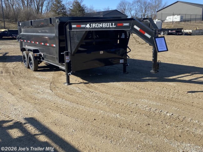 2026 IronBull DTG8314 83x14 16000 GVWR GN 4' Sides & 2 Hydraulic Jacks