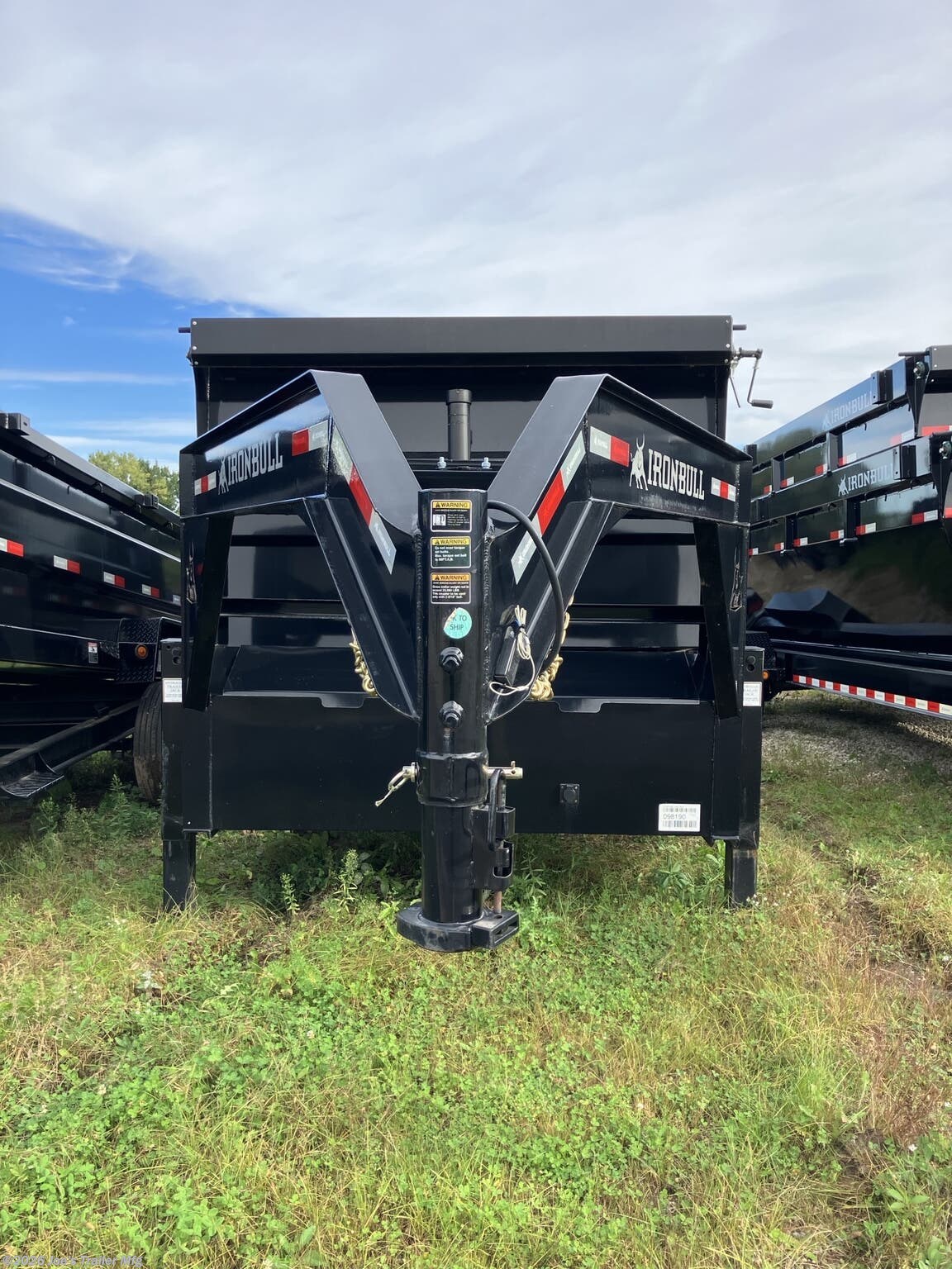 2026 IronBull DTG8314 83x14 16000 GVWR GN 4' Sides &amp; 2 Hydraulic Jacks