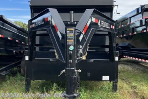 2026 IronBull DTG8314 83x14 16000 GVWR GN 4' Sides & 2 Hydraulic Jacks