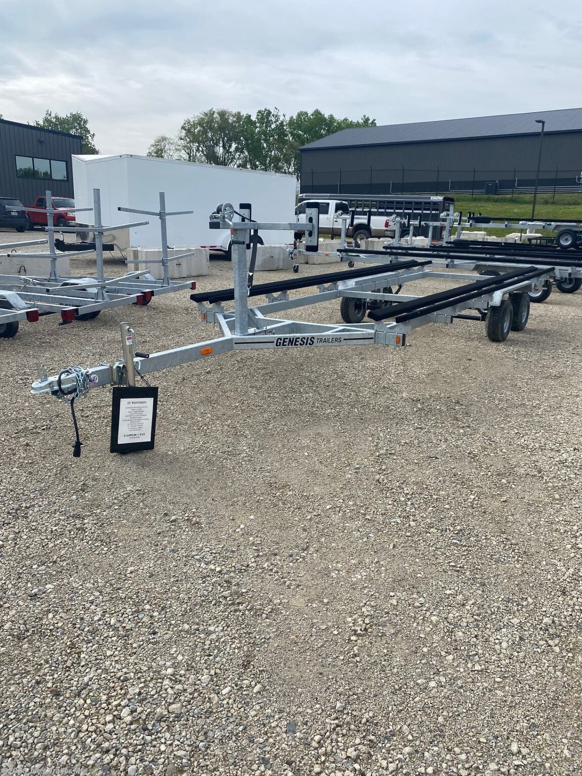 2025 Genesis Trailers Tandem PF22 - New Boat Trailer for sale by Joe's Trailer Mfg in Clarklake, Michigan