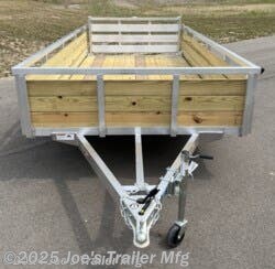 H&H 76"X12' 3-Board Utility Trailer, 3.5K EZ-Lube Axle, 3"X2" Angle Aluminum Extrusion Frame, 3"X2" Angle Aluminum Extrusion Crossmembers, 2"x2" Aluminum Extrusion Tube Uprights, 2"x2" Aluminum Extrusion Top Rail, 24" Tall Trailer, Treated 3-Board Sides, 4" Aluminum A-Frame Tube Tongue, Aluminum A-Frame Tube Tongue With Cross Brace, Posi-Lock Coupler, 1K Rated Swivel Jack With Caster Wheel, Front End Caps, Rear End Caps, Aluminum Radius Fenders, 2X8 Treated Wood Decking, 54" Bi-Fold Gate, Spring Suspension With Easy Lube Hubs, Aluminum St205/75R15 Load Range C Tires, Full LED DOT Complaint Lighting, (4) D-Rings Tie Downs Front Mount, (4) D-Rings Tie Downs Side Mount, 18.5" Deck Height, Load Angle, Ramp Length, Load Angle 17°, Ramp Length 58"