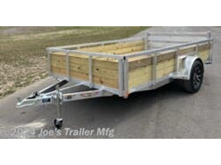 H&H 76"X12' 3-Board Utility Trailer, 3.5K EZ-Lube Axle, 3"X2" Angle Aluminum Extrusion Frame, 3"X2" Angle Aluminum Extrusion Crossmembers, 2"x2" Aluminum Extrusion Tube Uprights, 2"x2" Aluminum Extrusion Top Rail, 24" Tall Trailer, Treated 3-Board Sides, 4" Aluminum A-Frame Tube Tongue, Aluminum A-Frame Tube Tongue With Cross Brace, Posi-Lock Coupler, 1K Rated Swivel Jack With Caster Wheel, Front End Caps, Rear End Caps, Aluminum Radius Fenders, 2X8 Treated Wood Decking, 54" Bi-Fold Gate, Spring Suspension With Easy Lube Hubs, Aluminum St205/75R15 Load Range C Tires, Full LED DOT Complaint Lighting, (4) D-Rings Tie Downs Front Mount, (4) D-Rings Tie Downs Side Mount, 18.5" Deck Height, Load Angle, Ramp Length, Load Angle 17°, Ramp Length 58"
