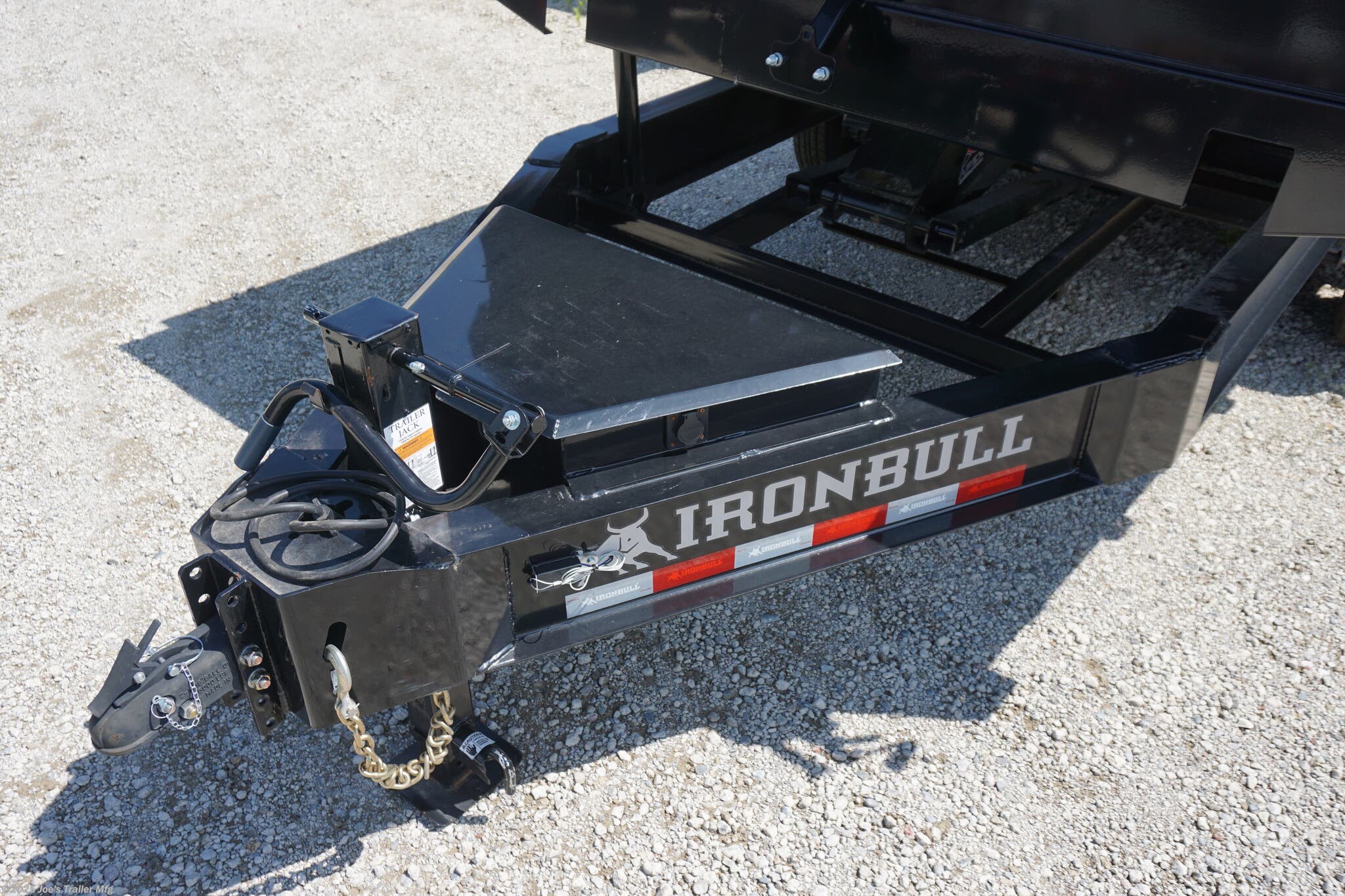 IRONBULL DDP9614, 14,999# GVWR, 4762# curb weight, 10,237# payload, 10 GA 18" fold down sides, 18" 3-way rear gate, 10 GA one piece floor, 10K spring loaded drop jack, 10" I-beam frame, roll tarp system, D-ring tie downs, scissor hoist, slide in ramps, three-way spreader gate, 3 year structural warranty, 2 year component warranty, 16" radial tires, heavy-duty trailer, dump trailer, industrial trailer, construction trailer, trailer with drop jack, high-capacity trailer, reinforced trailer, durable trailer, fold down sides trailer, spreader gate trailer, radial tire trailer, heavy load trailer, trailer with scissor hoist, trailer with slide-in ramps, one-piece floor trailer, roll tarp trailer, 3-way rear gate trailer, tie-down D-rings, I-beam frame trailer, robust trailer, long-lasting trailer, trailer with high payload, trailer with high GVWR