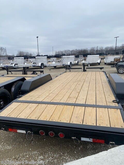 IronBull ETB8318 Equipment Trailer, Channel Tongue Trailer, Channel Frame Equipment Trailer, 2 5/16" Adjustable Coupler Trailer, 3" Channel Crossmembers, 2.5 x 2.5 Front Bumper Rail, Rub Rail Equipment Trailer, Stake Pockets Trailer, Removable Diamond Plate Fenders, Cambered Brake Axles, Multi-leaf Slipper Spring Suspension, E-Z Lube Hubs, Electric Brake Axles, 18" x 5' Slide-in Ramps, 10k Drop-Leg Jack, 7k Drop-Leg Jack, Treated Pine 2" x 8" Floor, 4 Standard 3" D-Rings, Radial Tires Trailer, Lifetime LED Lighting Trailer, DOT Approved Lighting, Molded Sealed Wiring Harness, Sealed Harness with Resistors, 7-Way Receiver Plug with Adapter, Powdura Powder Coat Trailer