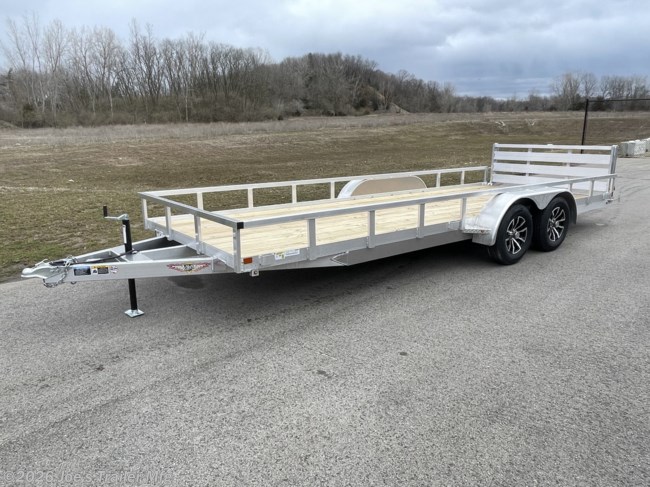 2025 H&H H8216TRSA-070 82x16 7000 GVWR Aluminum Rail Side Utility