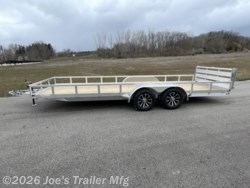 Utility Trailer H8218TRSA H&H Aluminum Rail Side Utility, aluminum angle extrusion frame, 3" x 2" aluminum frame, 3" aluminum channel crossmembers, tandem axle trailer, 5" aluminum triple tube tongue, 2" x 1-1/2" aluminum uprights, 2" x 2" aluminum top rail, 2-5/16" A-Frame posi-lock coupler, dual safety chains and hooks, 7-way RV-style plug, sealed wiring harness, 2k rated setback jack, 54" aluminum bi-fold gate, aluminum teardrop fenders, tandem spring brake suspension, 7000 lb GVWR, easy lube hubs, ST205/75R15 C tires, 15" aluminum wheels, 2 x 8 pressure treated pine decking, front and rear end board caps, aluminum stake pockets, full LED DOT compliant lighting, load angle and ramp length, 17° load angle, 58" ramp length, ramp pivot point, aluminum utility trailer, H&H utility trailer, aluminum rail side trailer, aluminum trailer with stake pockets, tandem axle utility trailer, aluminum deck trailer, aluminum fender trailer, DOT compliant utility trailer, aluminum utility trailer wi Landscape Trailer H8218TRSA H&H Aluminum Rail Side Utility, aluminum angle extrusion frame, 3" x 2" aluminum frame, 3" aluminum channel crossmembers, tandem axle trailer, 5" aluminum triple tube tongue, 2" x 1-1/2" aluminum uprights, 2" x 2" aluminum top rail, 2-5/16" A-Frame posi-lock coupler, dual safety chains and hooks, 7-way RV-style plug, sealed wiring harness, 2k rated setback jack, 54" aluminum bi-fold gate, aluminum teardrop fenders, tandem spring brake suspension, 7000 lb GVWR, easy lube hubs, ST205/75R15 C tires, 15" aluminum wheels, 2 x 8 pressure treated pine decking, front and rear end board caps, aluminum stake pockets, full LED DOT compliant lighting, load angle and ramp length, 17° load angle, 58" ramp length, ramp pivot point, aluminum utility trailer, H&H utility trailer, aluminum rail side trailer, aluminum trailer with stake pockets, tandem axle utility trailer, aluminum deck trailer, aluminum fender trailer, DOT compliant utility trailer, aluminum utility trailer