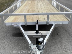 Bumper Pull Rail Side H8218TRSA H&H Aluminum Rail Side Utility, aluminum angle extrusion frame, 3" x 2" aluminum frame, 3" aluminum channel crossmembers, tandem axle trailer, 5" aluminum triple tube tongue, 2" x 1-1/2" aluminum uprights, 2" x 2" aluminum top rail, 2-5/16" A-Frame posi-lock coupler, dual safety chains and hooks, 7-way RV-style plug, sealed wiring harness, 2k rated setback jack, 54" aluminum bi-fold gate, aluminum teardrop fenders, tandem spring brake suspension, 7000 lb GVWR, easy lube hubs, ST205/75R15 C tires, 15" aluminum wheels, 2 x 8 pressure treated pine decking, front and rear end board caps, aluminum stake pockets, full LED DOT compliant lighting, load angle and ramp length, 17° load angle, 58" ramp length, ramp pivot point, aluminum utility trailer, H&H utility trailer, aluminum rail side trailer, aluminum trailer with stake pockets, tandem axle utility trailer, aluminum deck trailer, aluminum fender trailer, DOT compliant utility trailer, aluminum utility trai Landscape Trailer H8218TRSA H&H Aluminum Rail Side Utility, aluminum angle extrusion frame, 3" x 2" aluminum frame, 3" aluminum channel crossmembers, tandem axle trailer, 5" aluminum triple tube tongue, 2" x 1-1/2" aluminum uprights, 2" x 2" aluminum top rail, 2-5/16" A-Frame posi-lock coupler, dual safety chains and hooks, 7-way RV-style plug, sealed wiring harness, 2k rated setback jack, 54" aluminum bi-fold gate, aluminum teardrop fenders, tandem spring brake suspension, 7000 lb GVWR, easy lube hubs, ST205/75R15 C tires, 15" aluminum wheels, 2 x 8 pressure treated pine decking, front and rear end board caps, aluminum stake pockets, full LED DOT compliant lighting, load angle and ramp length, 17° load angle, 58" ramp length, ramp pivot point, aluminum utility trailer, H&H utility trailer, aluminum rail side trailer, aluminum trailer with stake pockets, tandem axle utility trailer, aluminum deck trailer, aluminum fender trailer, DOT compliant utility trailer, aluminum utility trailer