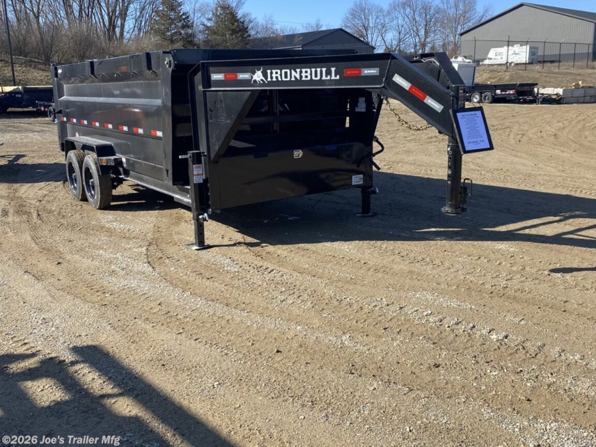 New 2026 IronBull DTG8314 83x14 16000 GVWR Telescopic Gooseneck W/3' Sides available in Clarklake, Michigan