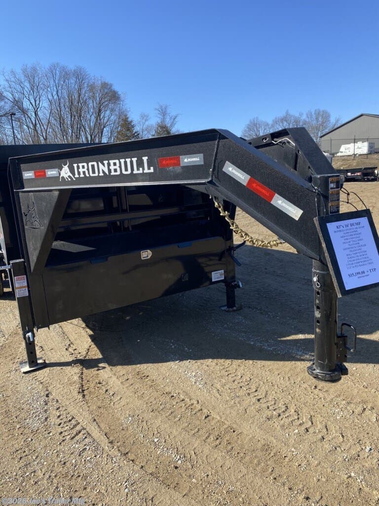 2026 IronBull DTG8316 - New Dump Trailer for sale by Joe's Trailer Mfg in Clarklake, Michigan