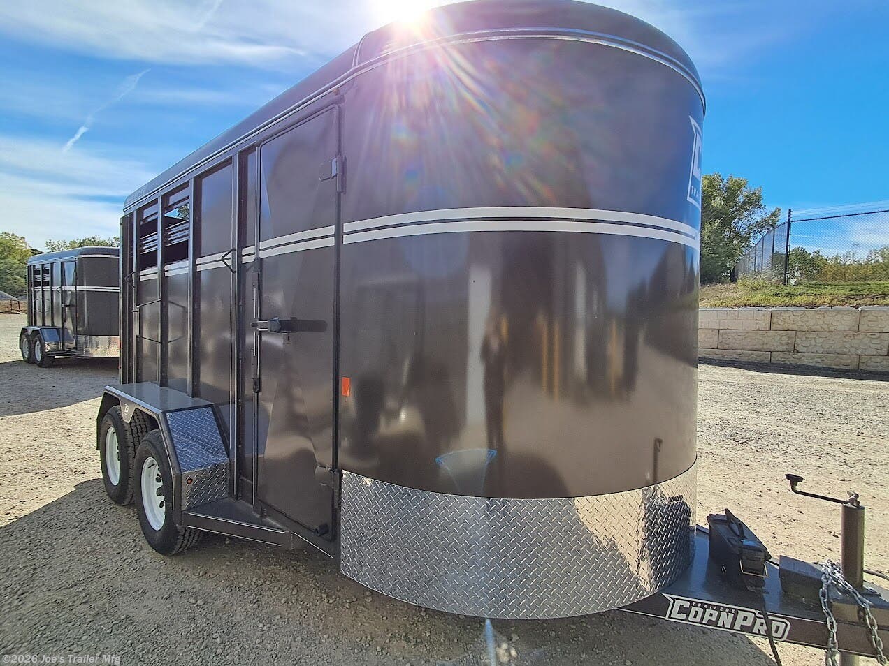 2026 CornPro SB-147S - New Horse Trailer for sale by Joe's Trailer Mfg in Clarklake, Michigan