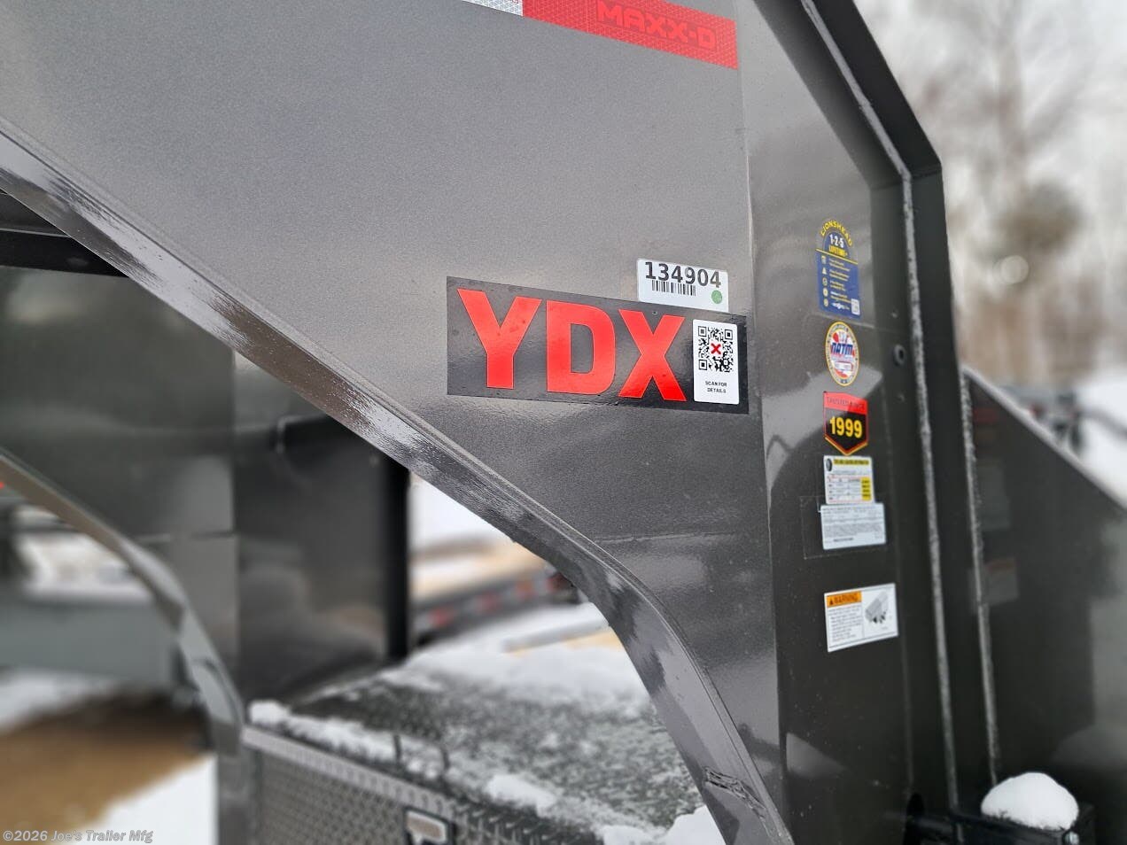 2026 MAXX-D YDX YDX10232-085753 - New Flatbed Trailer for sale by Joe's Trailer Mfg in Clarklake, Michigan