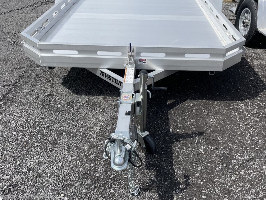 New 2026 Aluma 78x14 2990 GVWR Aluminum Tilt Utility Trailer available in Clarklake, Michigan