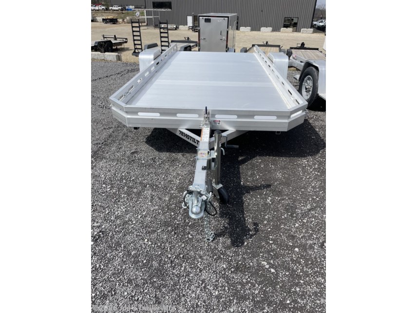 New 2026 Aluma 78x14 2990 GVWR Aluminum Tilt Utility Trailer available in Clarklake, Michigan