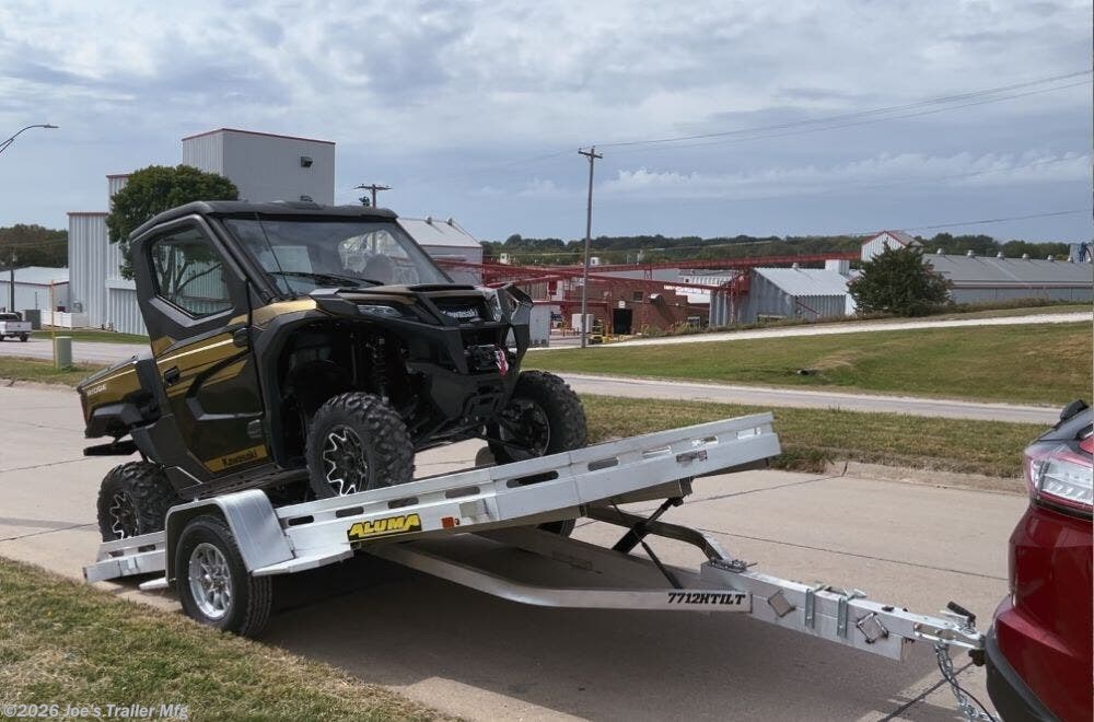 2026 Aluma 7712H-TILT 7712H-TILT-S - New Utility Trailer for sale by Joe's Trailer Mfg in Clarklake, Michigan