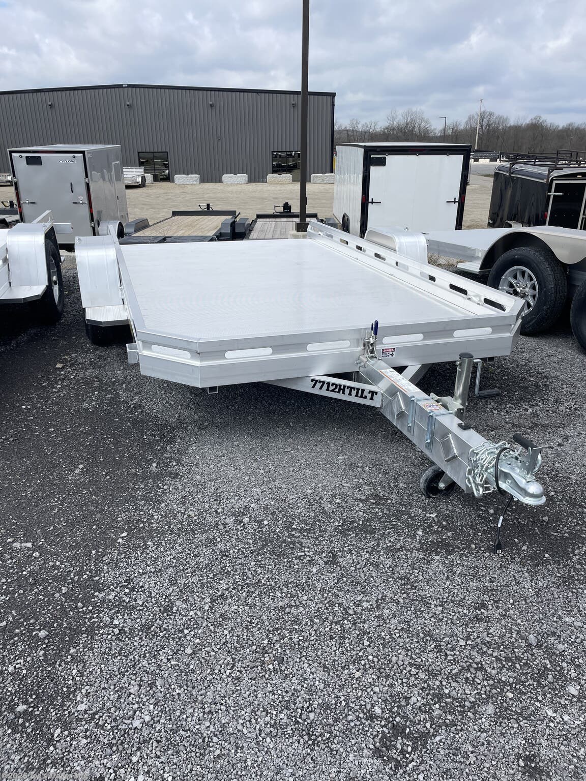 2026 Aluma 77x12 2990 GVWR Aluminum Tilt Utility Trailer - New Utility Trailer for sale by Joe's Trailer Mfg in Clarklake, Michigan