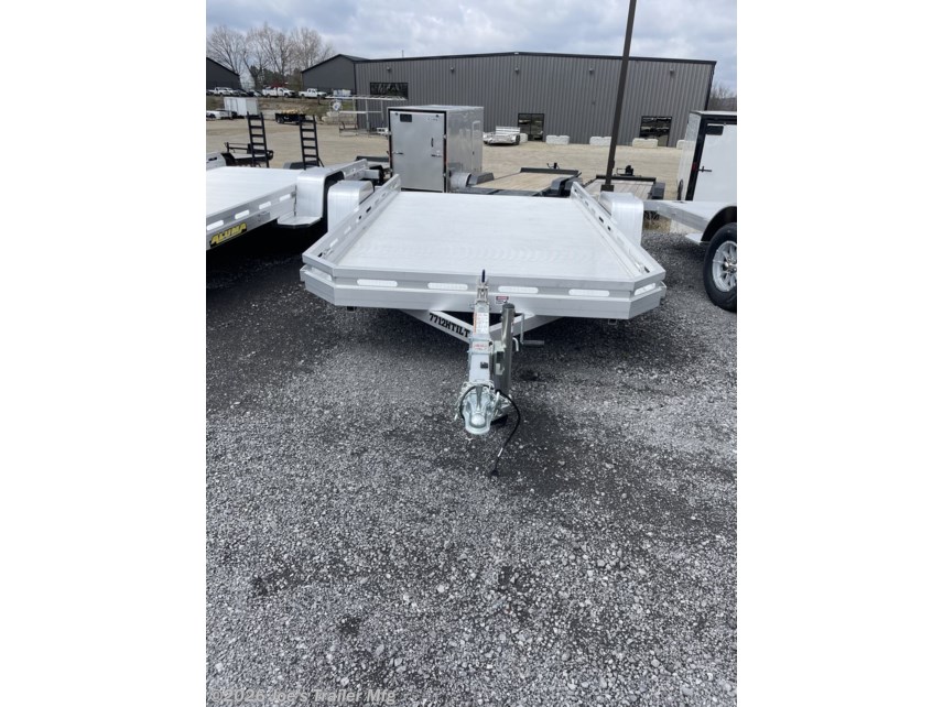 New 2026 Aluma 77x12 2990 GVWR Aluminum Tilt Utility Trailer available in Clarklake, Michigan