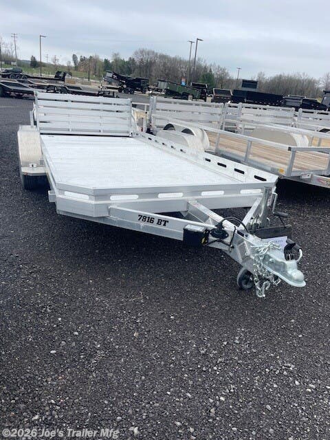 2026 Aluma 7816TA-EL-BT-RTD 78x16 7000 GVWR - New Utility Trailer for sale by Joe's Trailer Mfg in Clarklake, Michigan