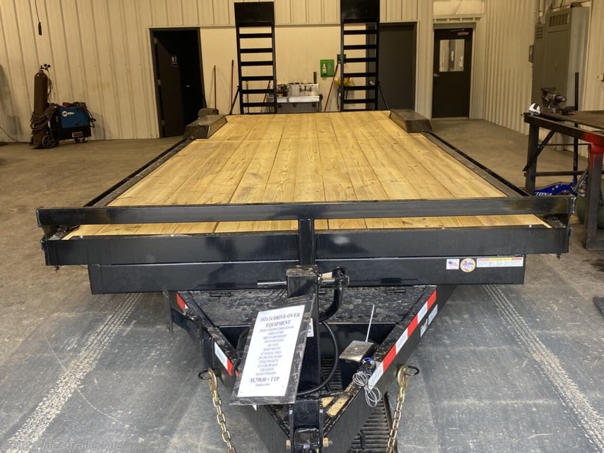 New 2026 Triple Crown 8.5x24 14000 GVWR Drive Over W/Swing Up Ramps available in Clarklake, Michigan