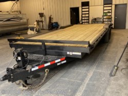 2026 Triple Crown 8.5x24 14000 GVWR Drive Over W/Swing Up Ramps - New Equipment Trailer for sale by Joe's Trailer Mfg in Clarklake, Michigan