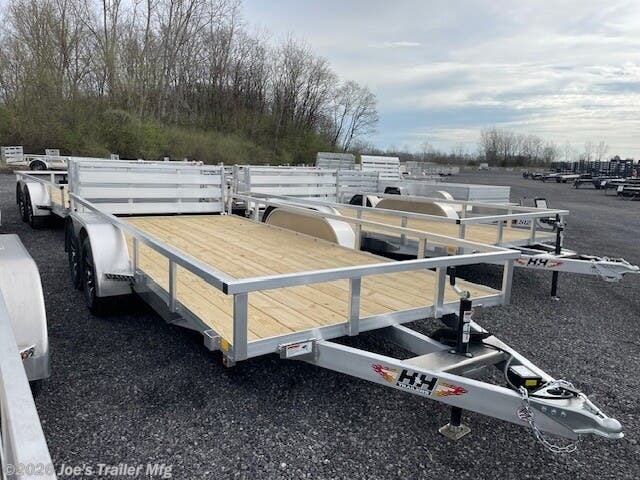 2026 82x16 7000 GVWR Aluminum Rail Side Utility by H&H from Joe's Trailer Mfg in Clarklake, Michigan