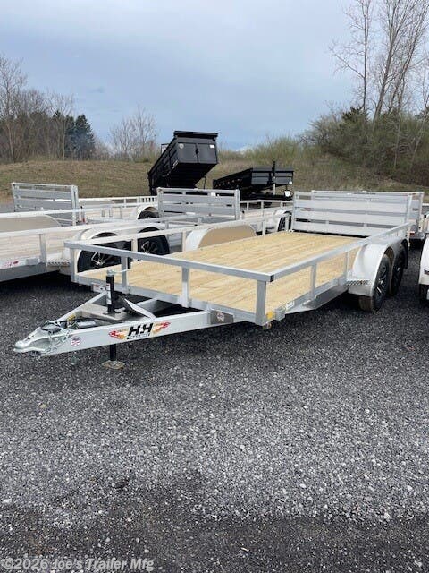 2026 H&H 82x16 7000 GVWR Aluminum Rail Side Utility - New Equipment Trailer for sale by Joe's Trailer Mfg in Clarklake, Michigan