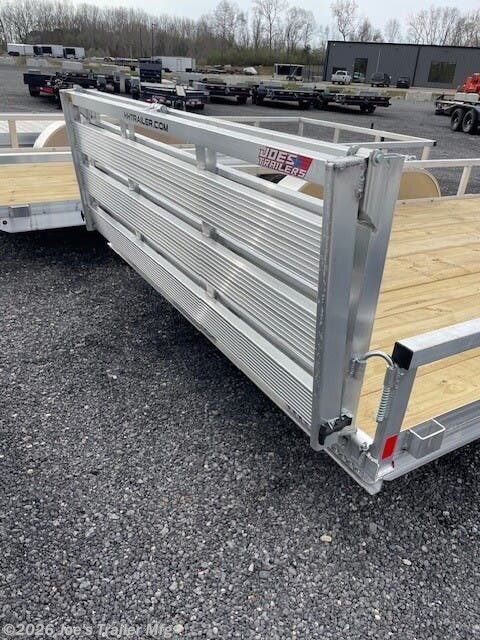 New 2026 H&H 82x16 7000 GVWR Aluminum Rail Side Utility available in Clarklake, Michigan