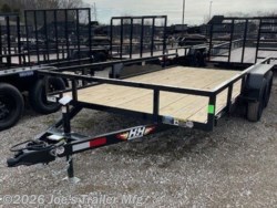 2026 H&H 82x14 7000 GVWR Rail Side - New Equipment Trailer for sale by Joe's Trailer Mfg in Clarklake, Michigan