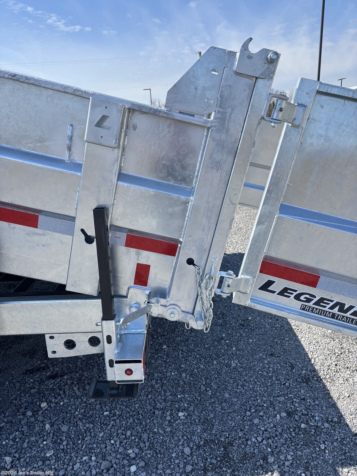 2026 7X14GDBTA70 7x14 14000 GVWR Galvanized Dump W/2' Sides by Legend Trailers from Joe's Trailer Mfg in Clarklake, Michigan
