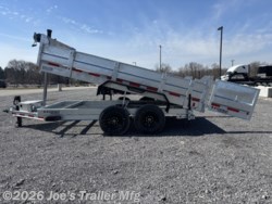 2026 Legend Trailers 7X14GDBTA70 7x14 14000 GVWR Galvanized Dump W/2' Sides - New Dump Trailer for sale by Joe's Trailer Mfg in Clarklake, Michigan