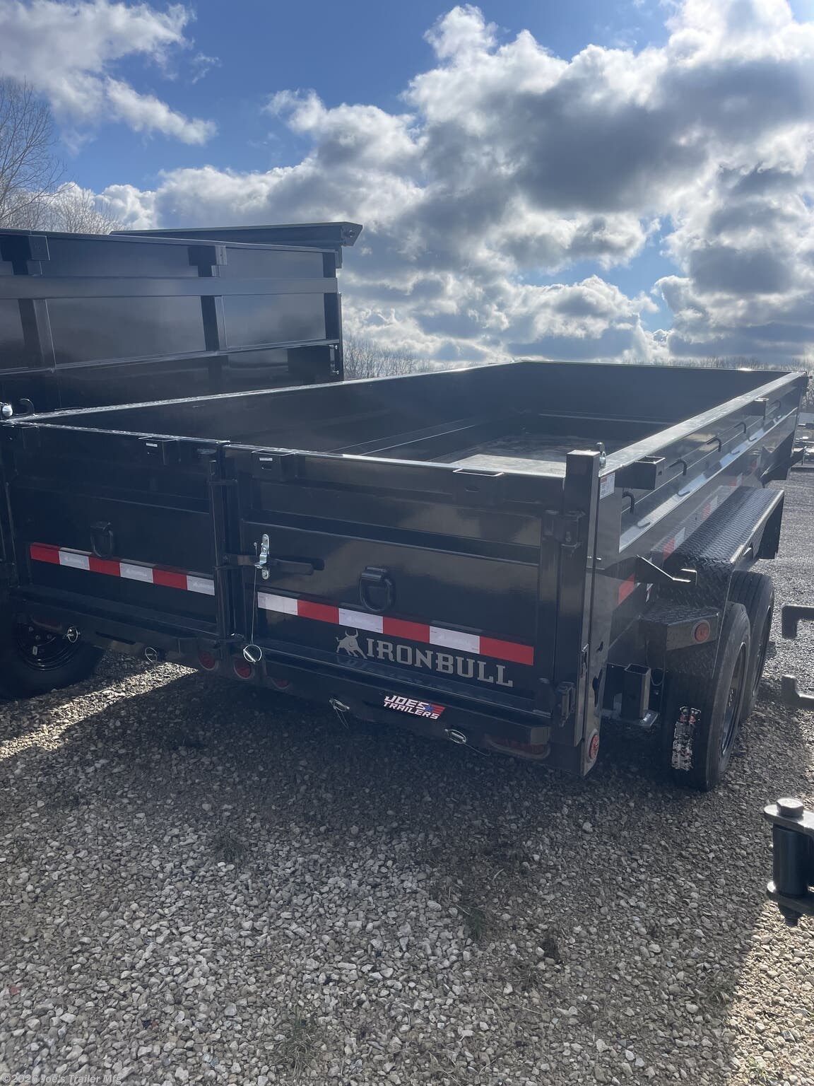 2026 IronBull DTB8316 83x16 16000 GVWR  2' Sides W/Scissor Hoist - New Dump Trailer for sale by Joe's Trailer Mfg in Clarklake, Michigan