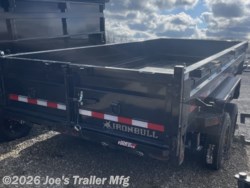 2026 IronBull DTB8316 83x16 16000 GVWR 2' Sides W/Scissor Hoist - New Dump Trailer for sale by Joe's Trailer Mfg in Clarklake, Michigan