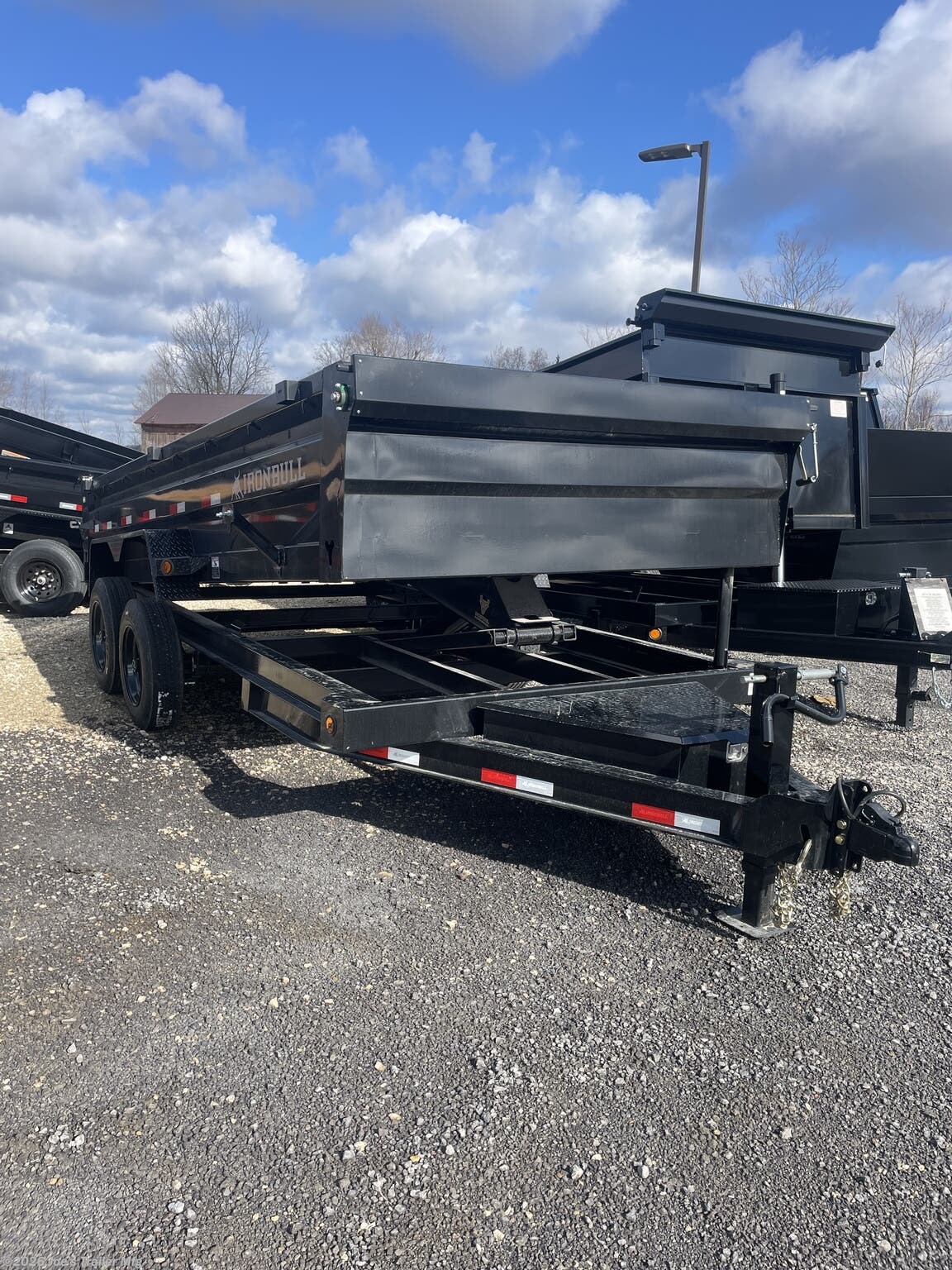 2026 DTB8316 83x16 16000 GVWR  2' Sides W/Scissor Hoist by IronBull from Joe's Trailer Mfg in Clarklake, Michigan