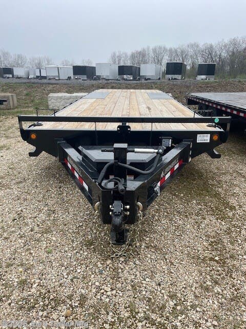 New 2026 IronBull 102x24 14000 GVWR Deckover W/Slide In Ramps available in Clarklake, Michigan